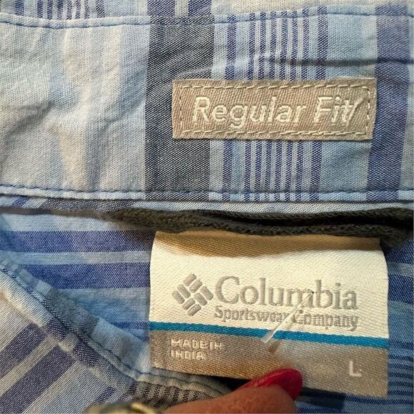 Columbia Men's XL Striped Button-Up Shirt Multicolor Casual Spring - Picture 3 of 10